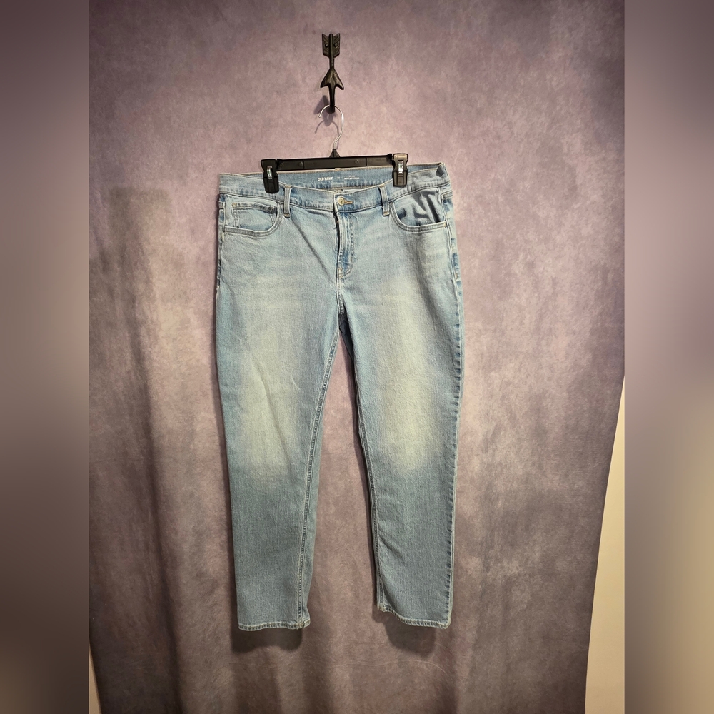 Old Navy Light Blue Straight Leg Women's Jeans